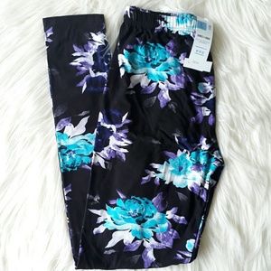 Watercolor Flowers Leggings